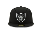 Las Vegas Raiders Authentic Collection Black & White 59FIFTY Fitted - New Era - 