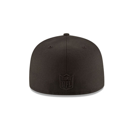 Las Vegas Raiders Authentic Collection Blackout 59FIFTY Fitted - New Era - 