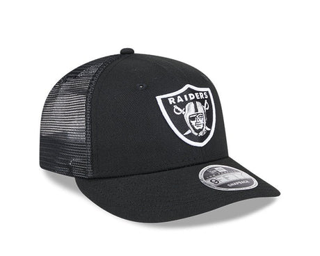 Las Vegas Raiders Black 9FIFTY Snapback Trucker Hat - New Era - 23850212301