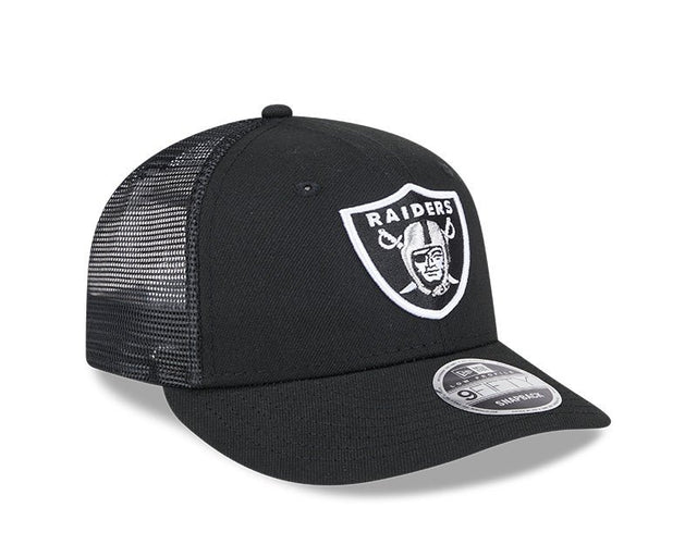 Las Vegas Raiders Black 9FIFTY Snapback Trucker Hat - New Era - 23850212301