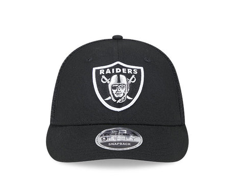 Las Vegas Raiders Black 9FIFTY Snapback Trucker Hat - New Era - 23850212301