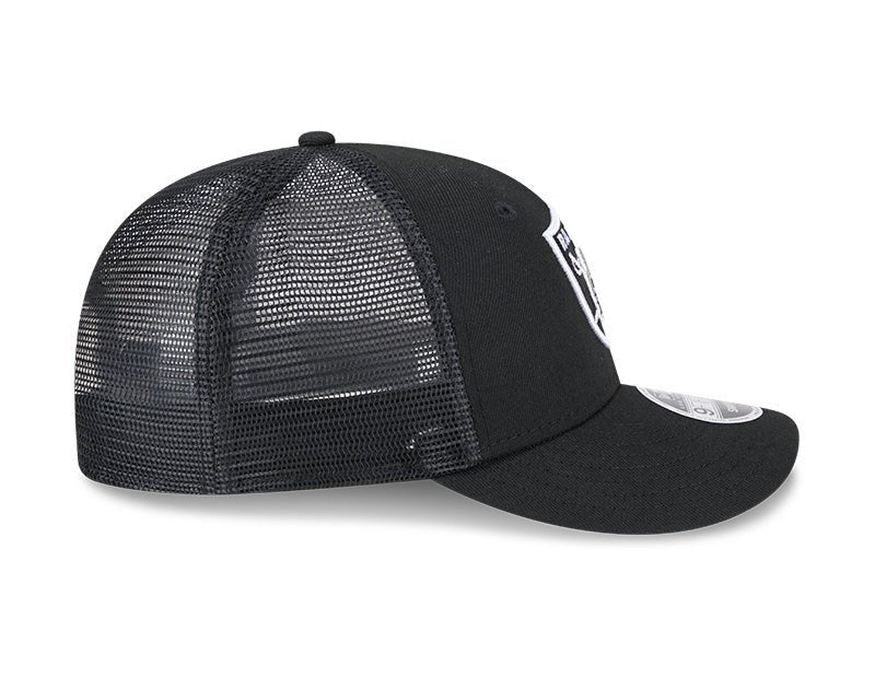 Las Vegas Raiders Black 9FIFTY Snapback Trucker Hat - New Era - 23850212301