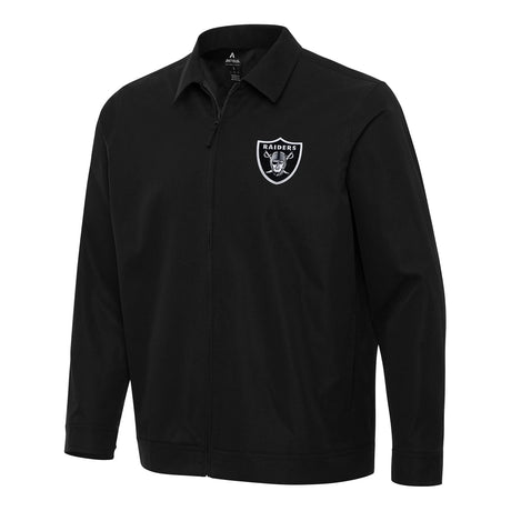 Las Vegas Raiders Black Antigua Pivot Jacket - Antigua - 