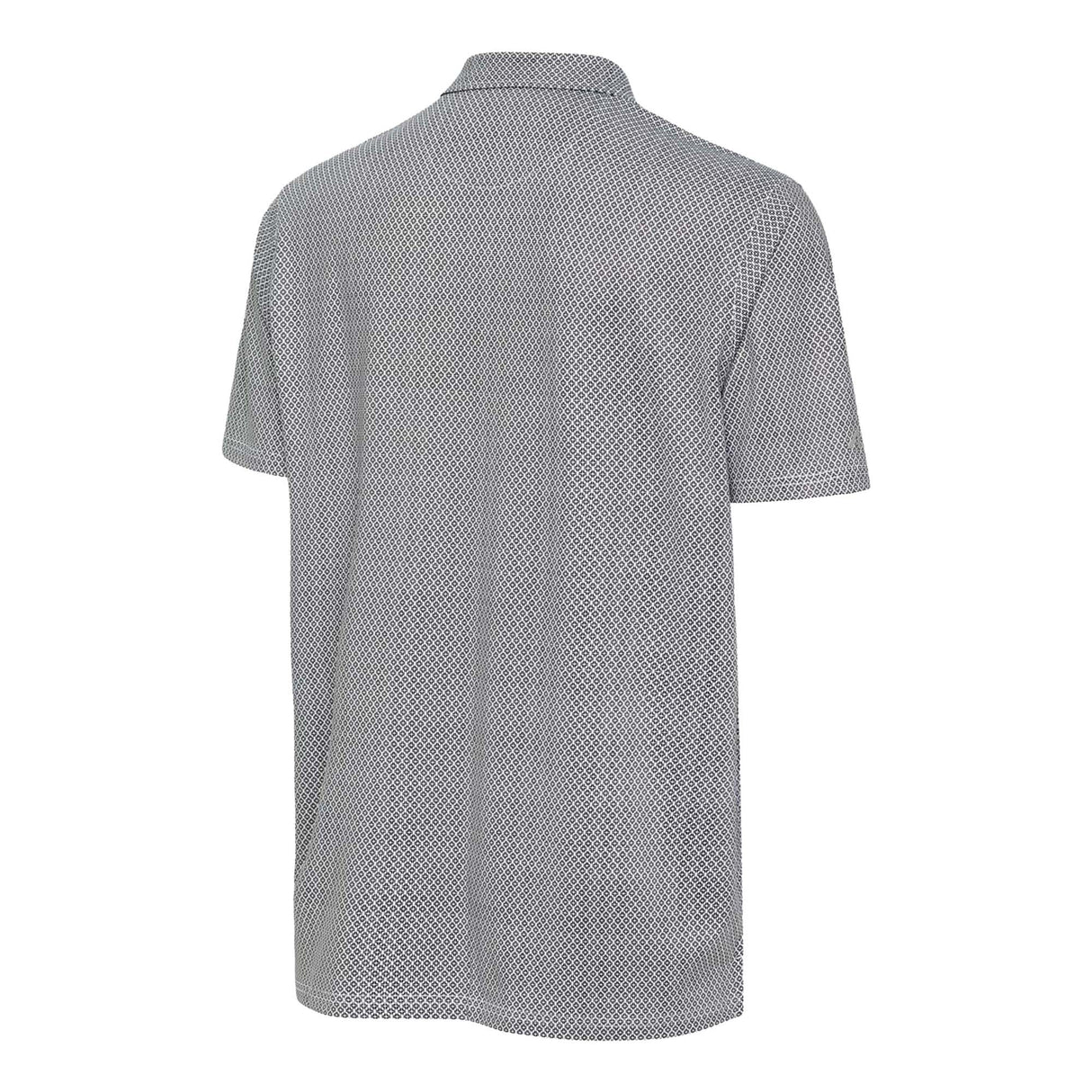 Las Vegas Raiders Black & White Antigua Intersect Polo - Antigua - 