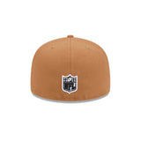 Las Vegas Raiders Color Pack Super Bowl XVIII Patch Tan 59FIFTY Fitted Hat - New Era - 23120112301