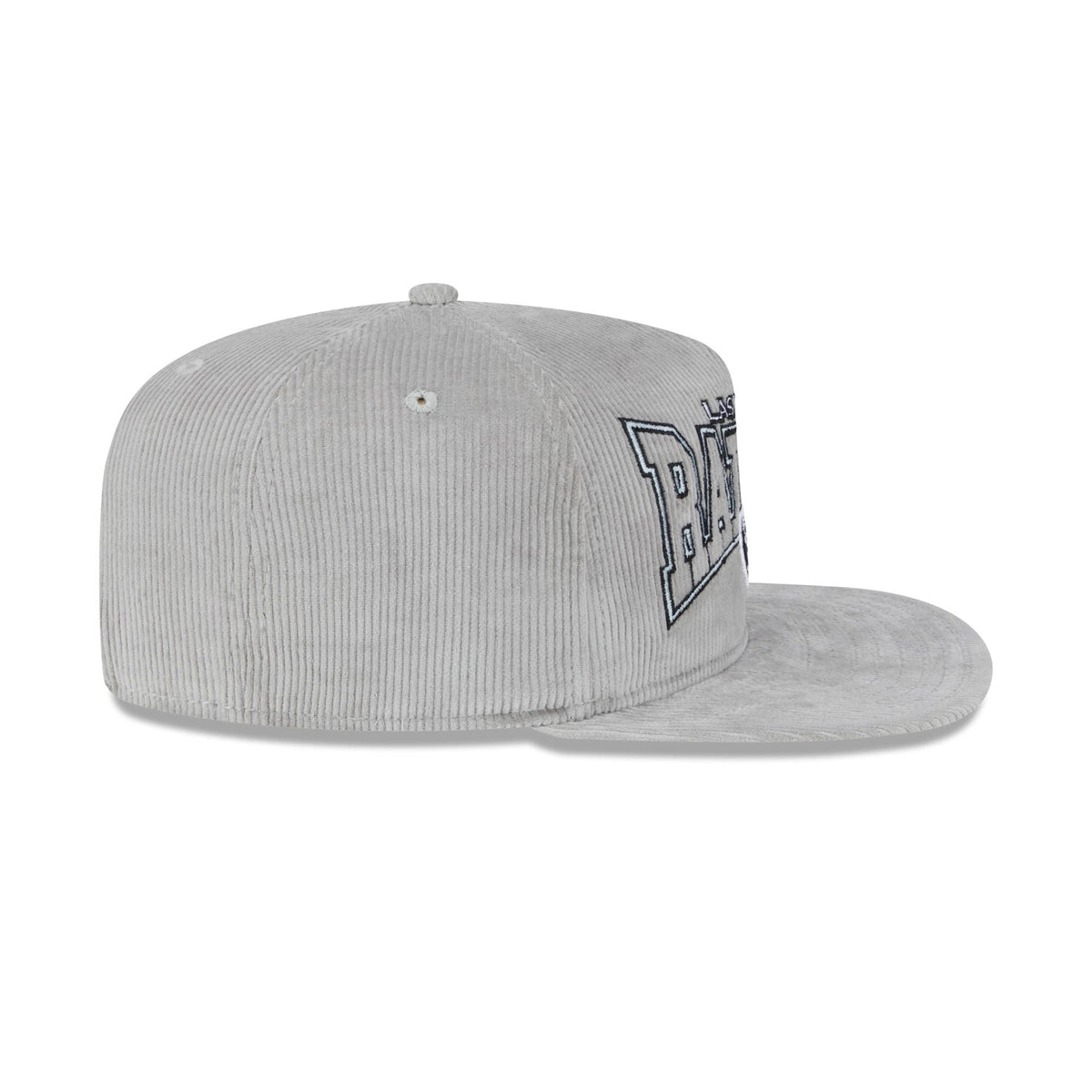 Las Vegas Raiders Corduroy Gray Golfer Snapback Hat - New Era - 231513123