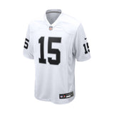 Las Vegas Raiders Fernando Mendoza White Game Player Jersey - Nike - 2304401123409