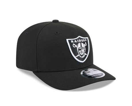Las Vegas Raiders Logo Black 9SEVENTY Stretch - Snap Hat - New Era - 239519123