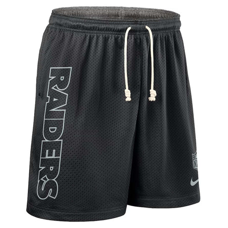 Las Vegas Raiders Nike Black Sideline Reversible Performance Shorts - Nike - 