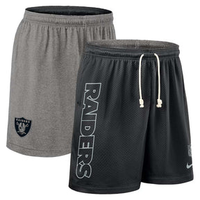 Las Vegas Raiders Nike Black Sideline Reversible Performance Shorts - Nike - 