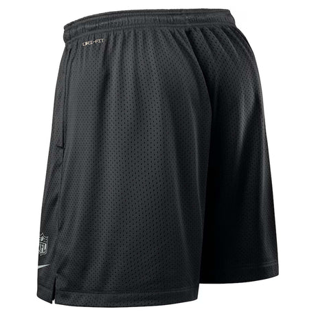 Las Vegas Raiders Nike Black Sideline Reversible Performance Shorts - Nike - 