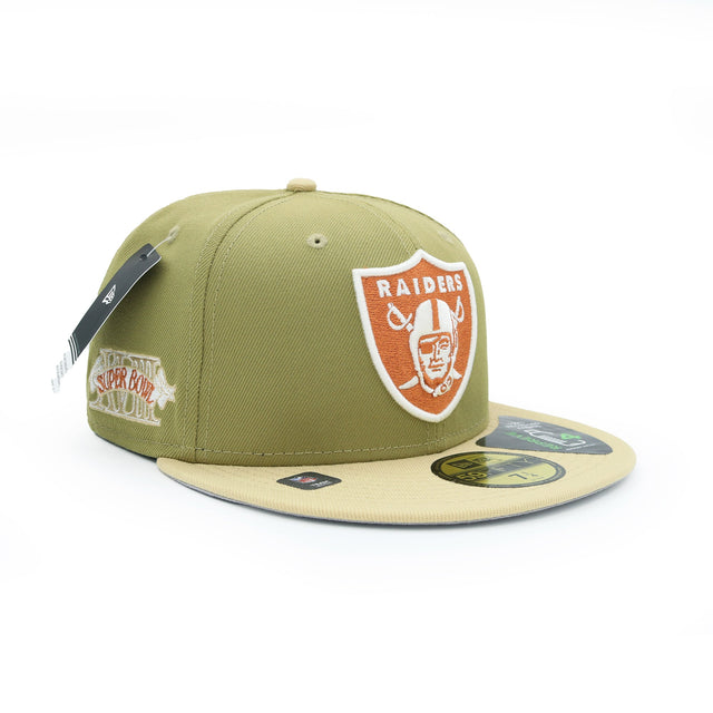 Las Vegas Raiders Repreve Moss Green 59FIFTY - New Era - 