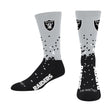 Las Vegas Raiders Spray Zone Crew Socks - For Bare Feet - 155801121