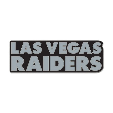 Las Vegas Raiders Wordmark Collector Enamel Pin - Wincraft - 3236011232