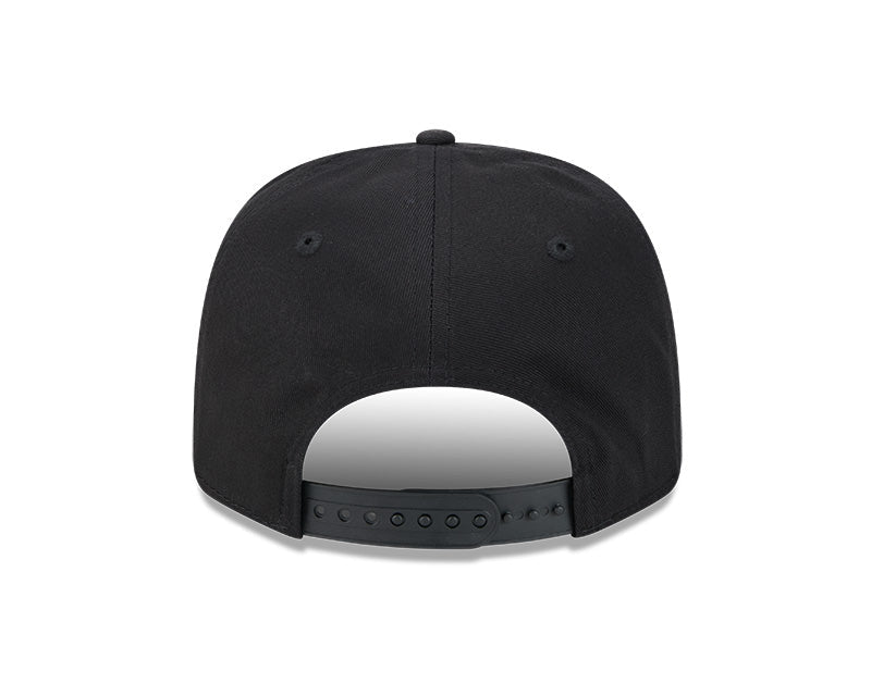 Long Beach State Black 9SEVENTY Stretch - Snap Hat - New Era - 234301631