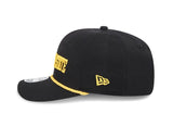 Long Beach State Black 9SEVENTY Stretch - Snap Hat - New Era - 234301631