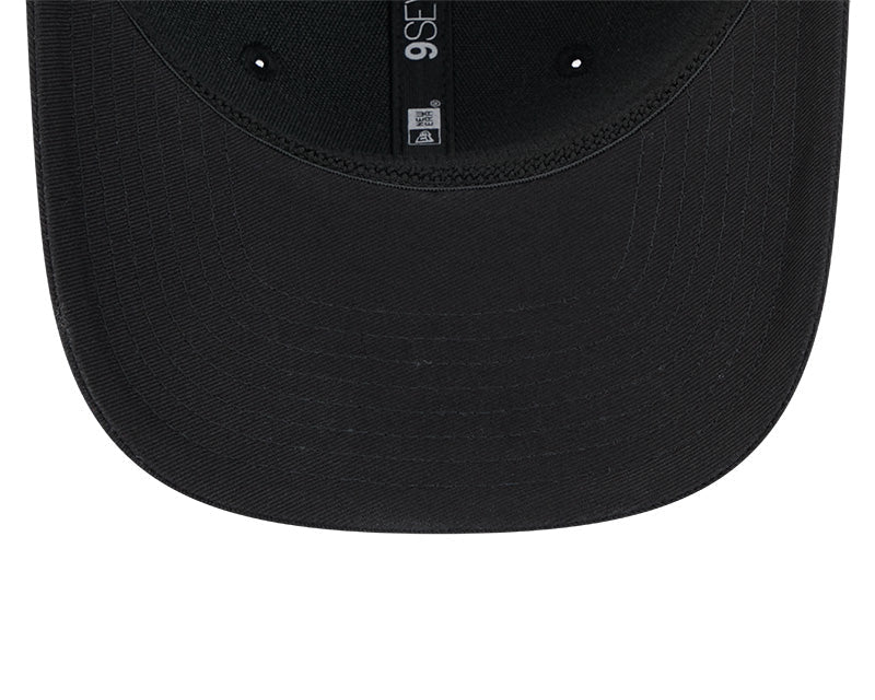 Long Beach State Black 9SEVENTY Stretch - Snap Hat - New Era - 234301631