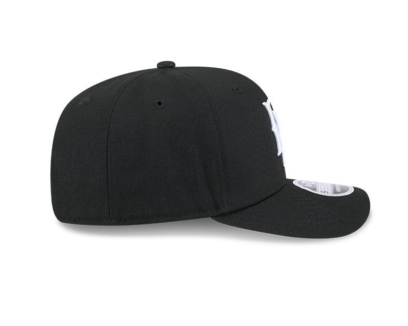 Long Beach State Black 9SEVENTY Stretch - Snap Hat - New Era - 234303631