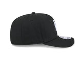 Long Beach State Black 9SEVENTY Stretch - Snap Hat - New Era - 234303631