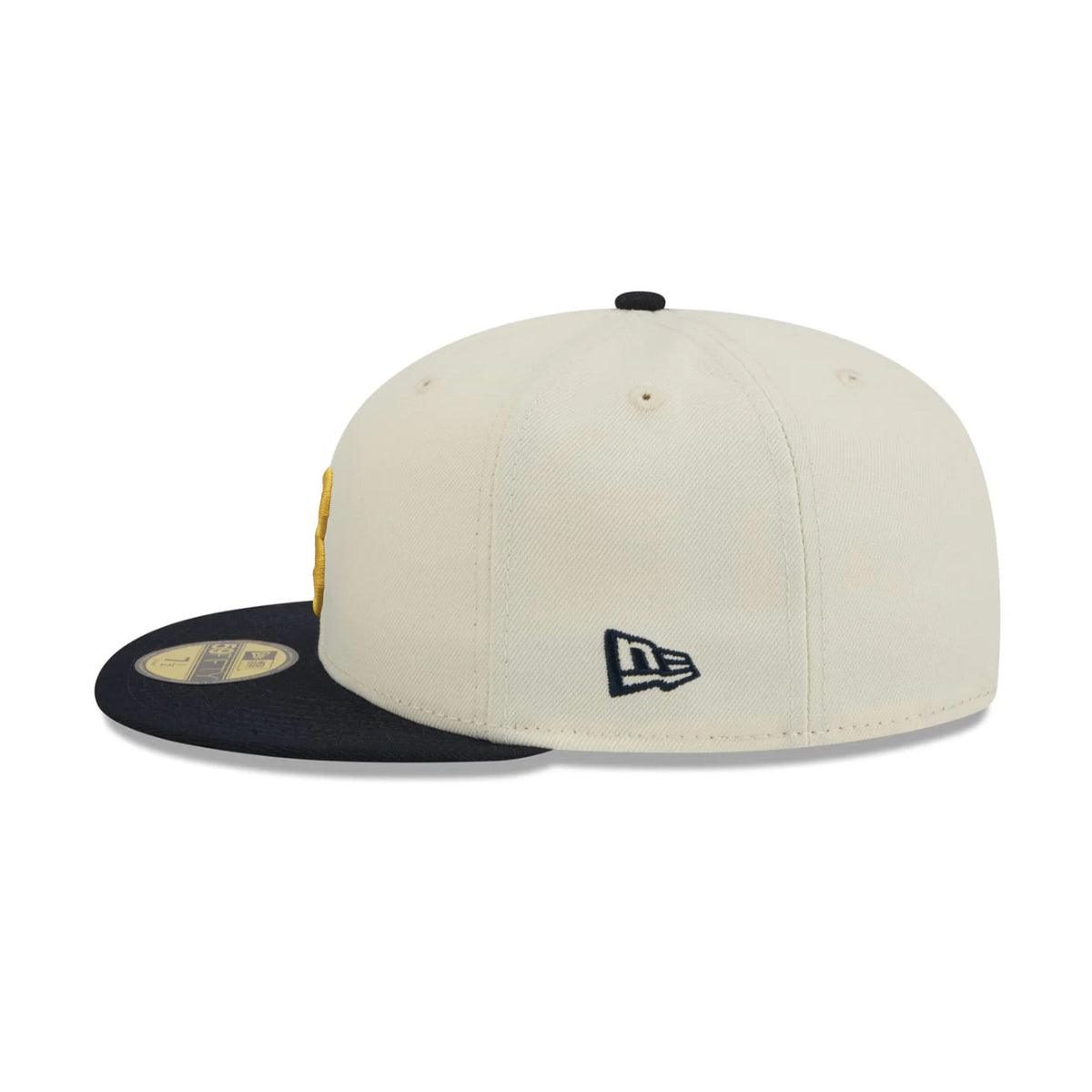 Long Beach State Chrome Black 59FIFTY Fitted Hat - New Era - 230110163101
