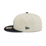 Long Beach State Chrome Black 59FIFTY Fitted Hat - New Era - 230110163101