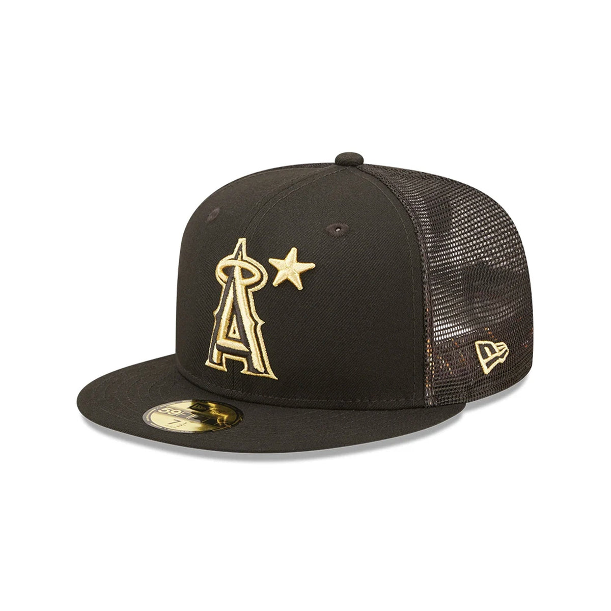 Los Angeles Angels 2022 All-Star Game Black 59FIFTY Fitted Trucker Hat - New Era - 
