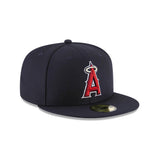 Los Angeles Angels Alternate Logo Navy 59FIFTY Fitted Hat - New Era - 23863440201