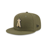 Los Angeles Angels Armed Forces Day Olive Green 59FIFTY Fitted Hat - New Era - 37090240203
