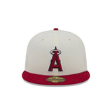 Los Angeles Angels Chrome & Red Two-Tone 59FIFTY Fitted Hat - New Era - 23337040201