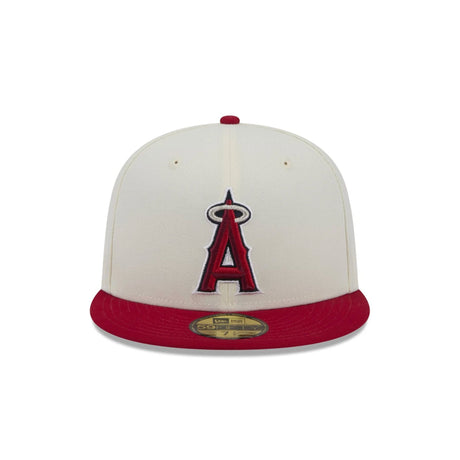Los Angeles Angels Chrome & Red Two-Tone 59FIFTY Fitted Hat - New Era - 23337040201