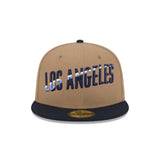 Los Angeles Angels City Connect Wordmark Khaki 59FIFTY Fitted Hat - New Era - 23310541101