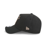 Los Angeles Angels Gothic Lettering Black 9FORTY A-Frame Snapback Hat - New Era - 230144402