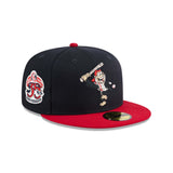 Los Angeles Angels Mascot 35th Anniversary Patch 59FIFTY Fitted - Navy & Red - New Era - 