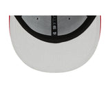 Los Angeles Angels Metallic City Gray & Red 59FIFTY Fitted Hat - New Era - 23334740201