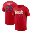 Los Angeles Angels Mike Trout 27 Nike City Connect - Fuse Name & Number T-Shirt - Nike - 