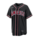 Los Angeles Angels Mike Trout Replica Black Out Jersey - Nike - 233201402133
