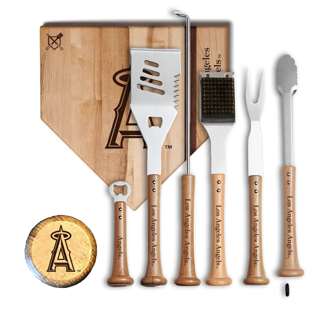 Los Angeles Angels MVP Grill Set - Baseball BBQ - 