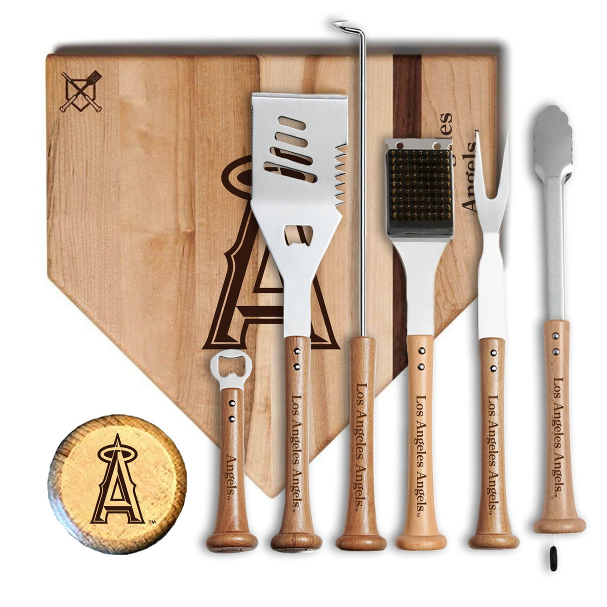 Los Angeles Angels MVP Grill Set - Baseball BBQ - 