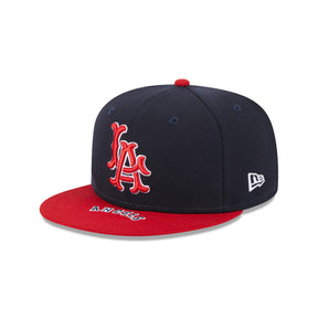 Los Angeles Angels Navy Blue & Red On Deck 59FIFTY Fitted Hat - New Era - 23051840201
