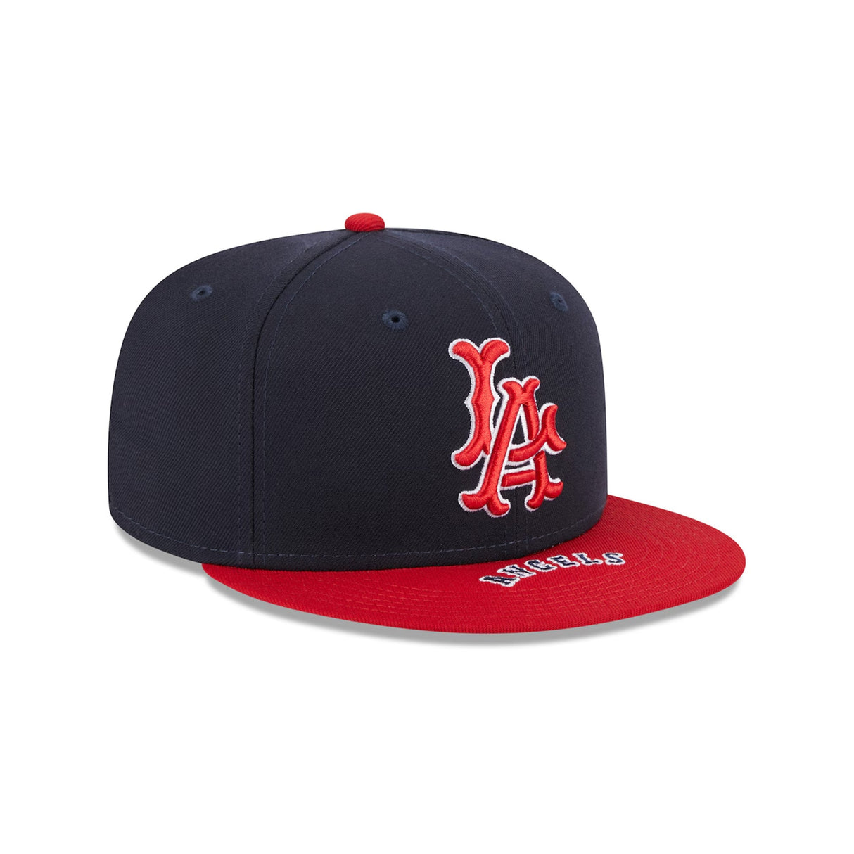 Los Angeles Angels Navy Blue & Red On Deck 59FIFTY Fitted Hat - New Era - 23051840201