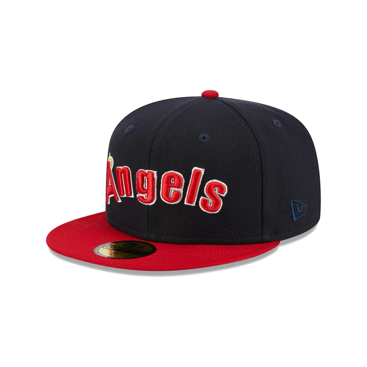 Los Angeles Angels Navy Red Cooperstown Collection 59FIFTY Fitted Hat - New Era - 23332640201