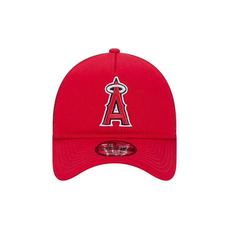 Los Angeles Angels Red 9FORTY A-Frame Snapback Trucker Hat - New Era - 23013240401
