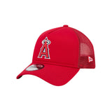 Los Angeles Angels Red 9FORTY A-Frame Snapback Trucker Hat - New Era - 23013240401