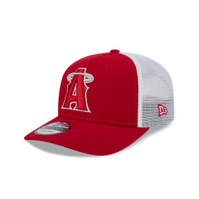 Los Angeles Angels Red 9SEVENTY Trucker Snapback - New Era - 