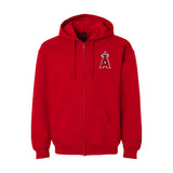 Los Angeles Angels Script Red Full - Zip Hoodie - New Era - 23410440201