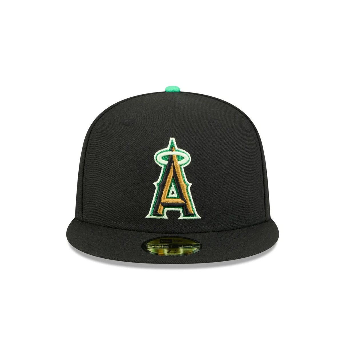Los Angeles Angels St. Patrick's Day 2026 Black 59FIFTY Fitted Hat - New Era - 37090140201
