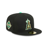 Los Angeles Angels St. Patrick's Day 2026 Black 59FIFTY Fitted Hat - New Era - 37090140201