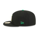 Los Angeles Angels St. Patrick's Day 2026 Black 59FIFTY Fitted Hat - New Era - 37090140201