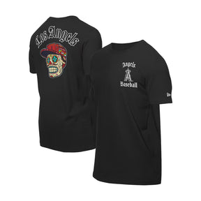 Los Angeles Angels Sugar Skull Black T-Shirt - Nike - 230490740201