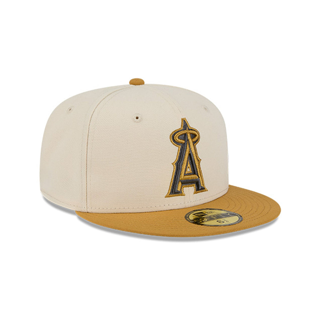 Los Angeles Angels Two - Tone Cream & Gold 59FIFTY Fitted Hat - New Era - 23011040202